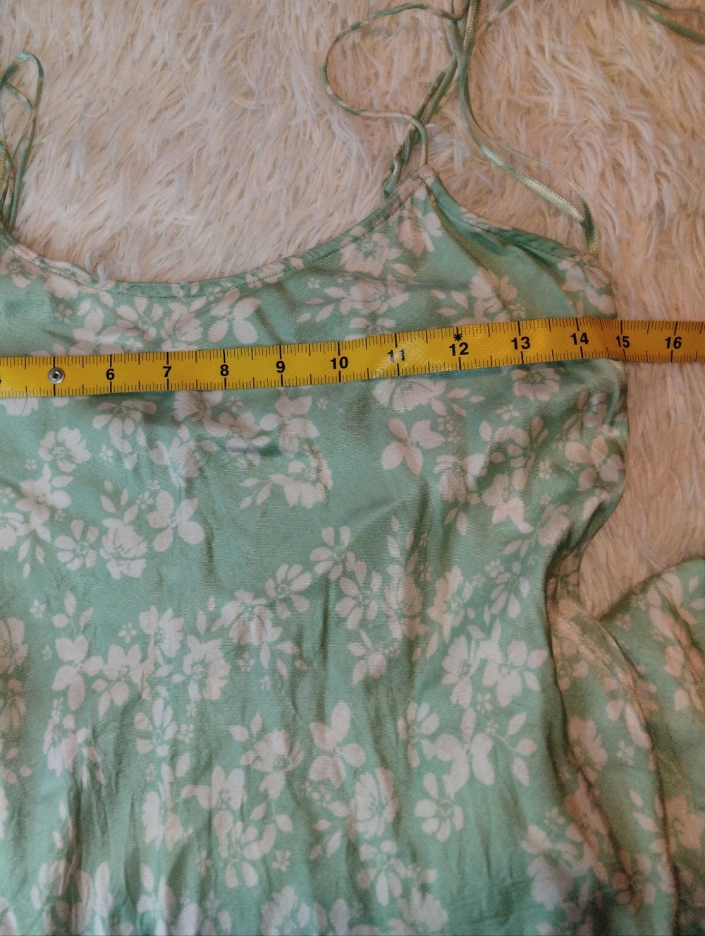 Zara Floral Print Satin Dress Size M - Picture 7 of 8